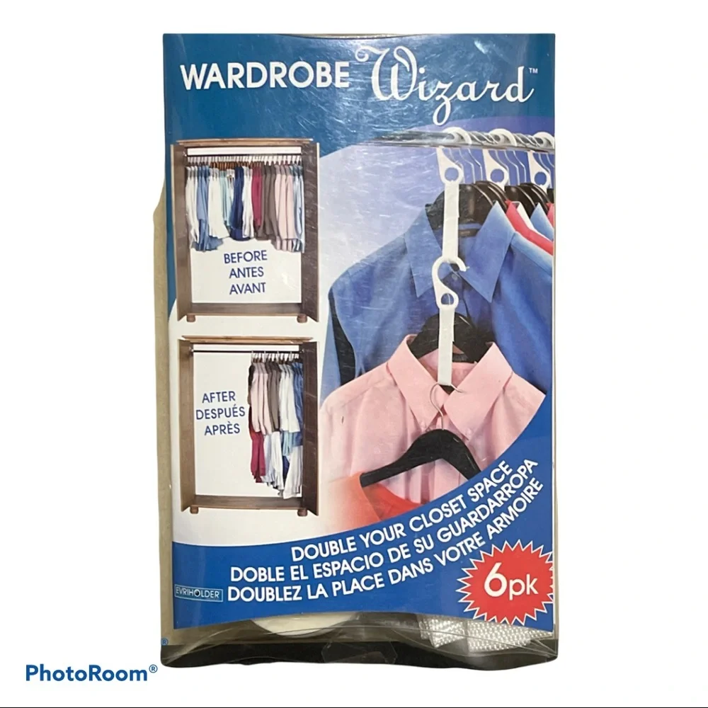 24~Wardrobe Closet Organizer Space Saver Hangers Efficient storage room